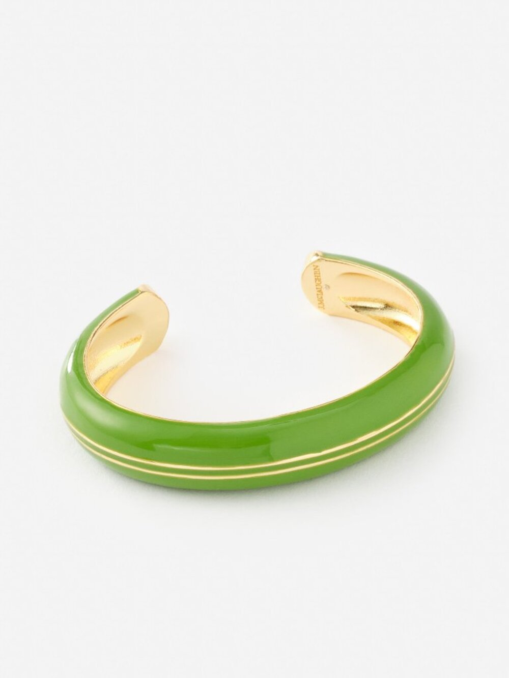 J McLaughlin Enamel Striped Cuff - Green/Gold NEW